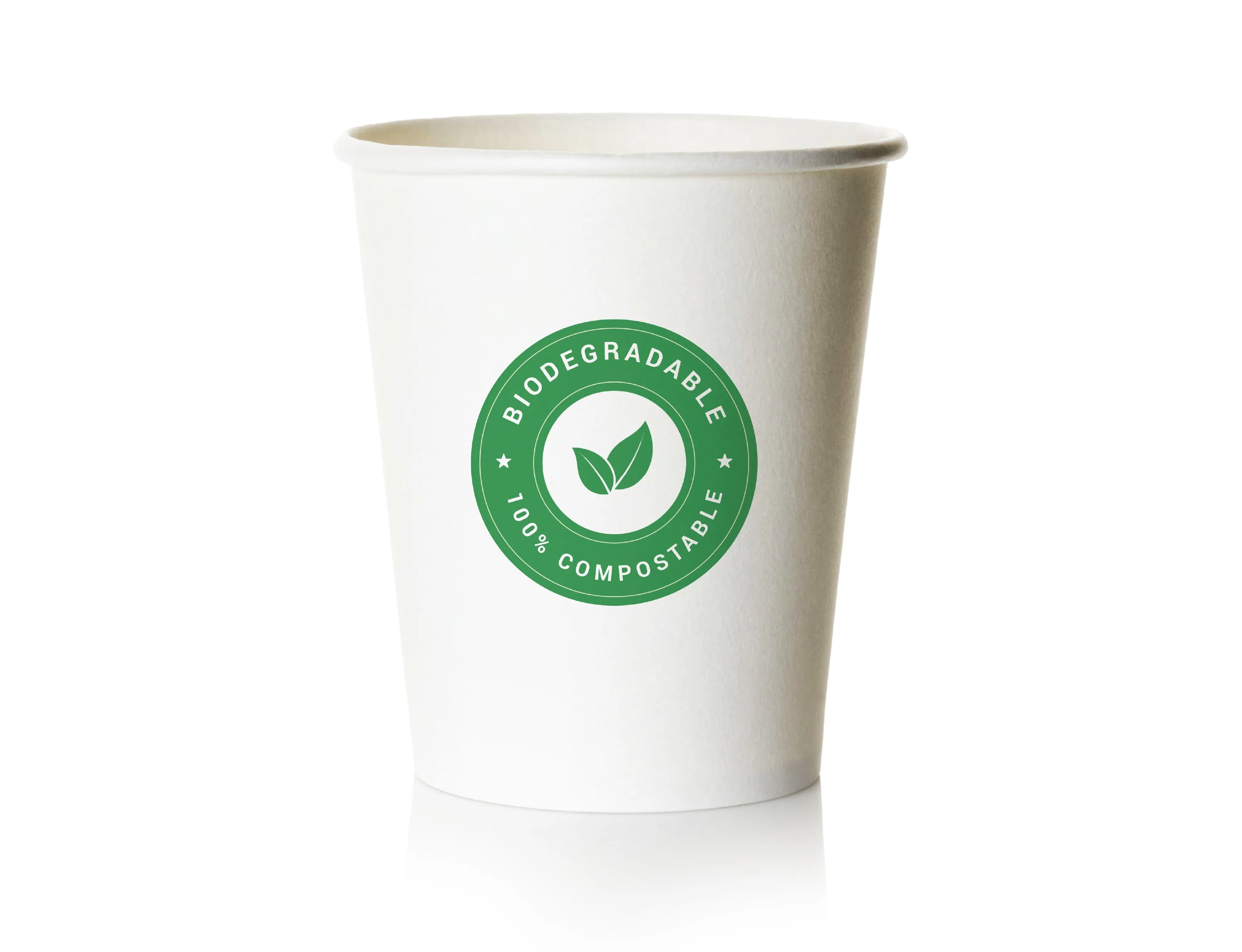100ml Bio Paper Cups for Tea & Coffee - (pack of 10000' pcs)