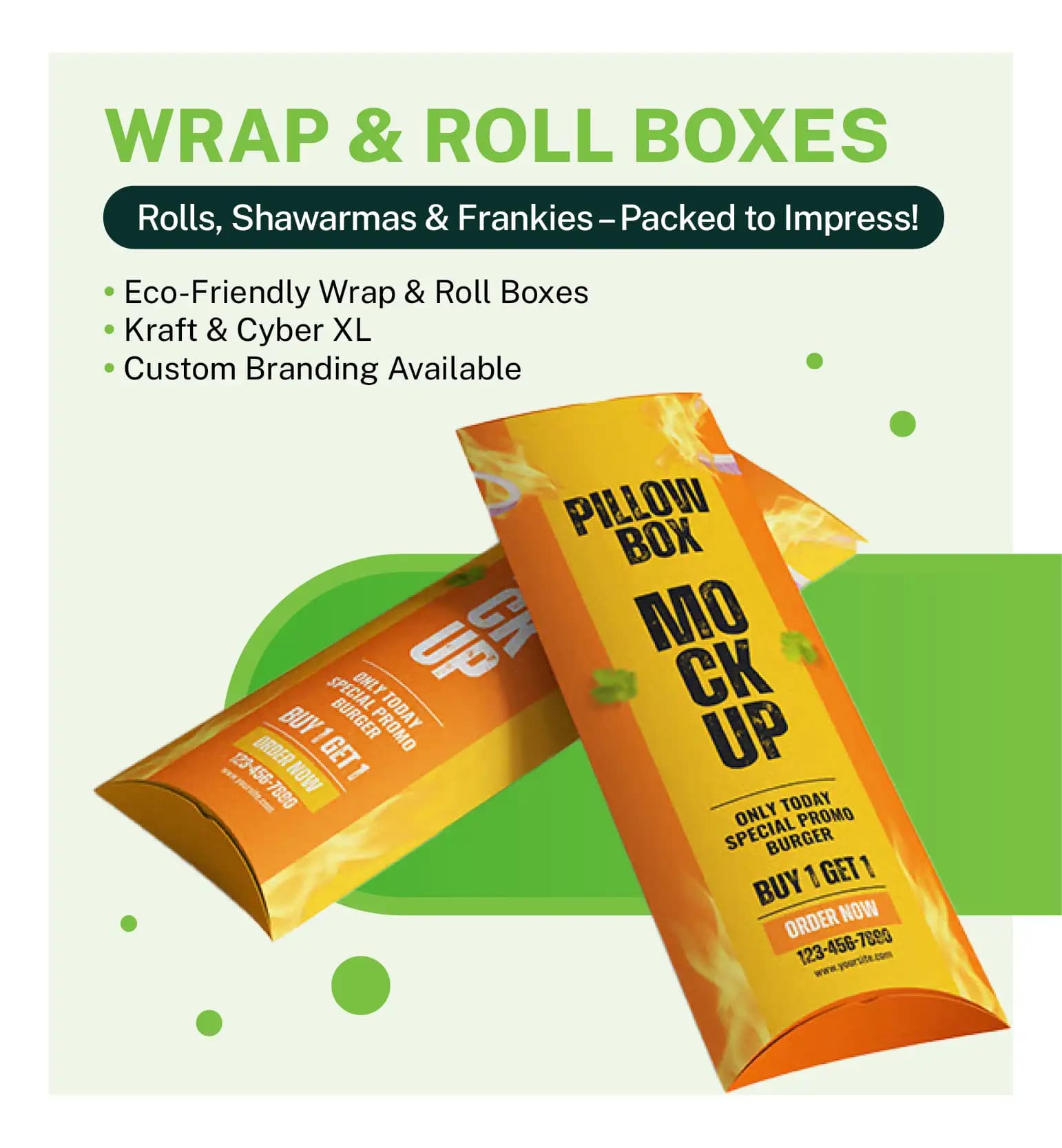 Paper Wrap & Roll Boxes Mobile Banner