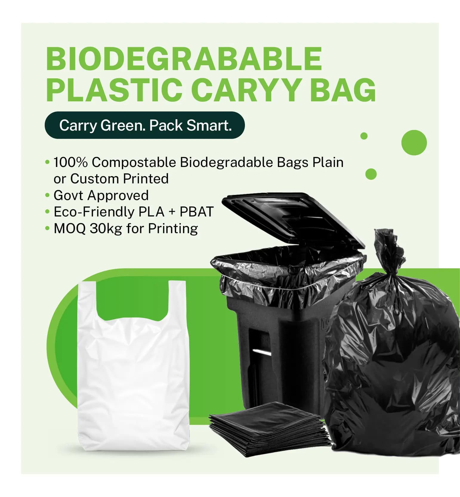 compostable garbage bag Mobile Banner