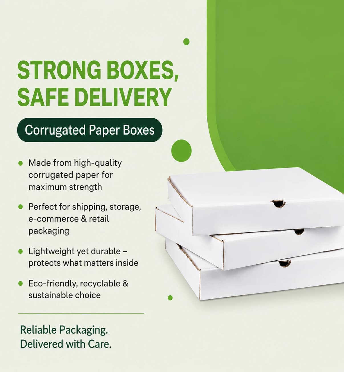 Pizza Box Packaging Mobile Banner