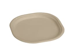 9 inch Round Biodegradable Sugercane Plates Pack of (1000)