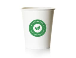 100ml Bio Paper Cups for Tea & Coffee - (pack of 10000' pcs)