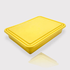 1kg plastic sweet box container yellow