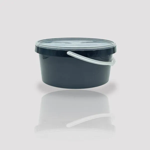 2500ml round biriyani bucket black