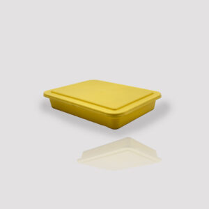250gm plastic sweet box yellow