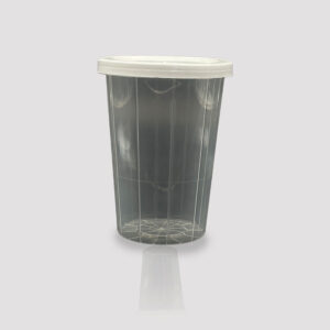 300ml plastic glass with lid