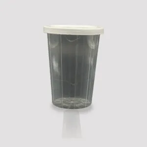 300ml plastic glass with lid