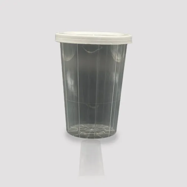 300ml plastic glass with lid