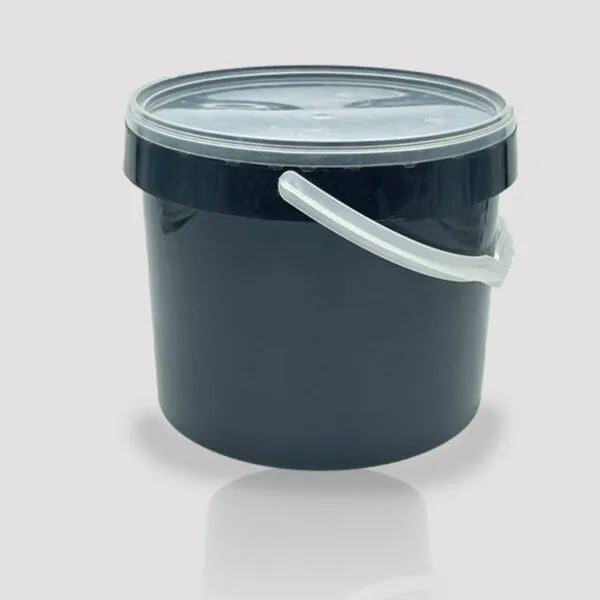 4500ml round biriyani bucket black