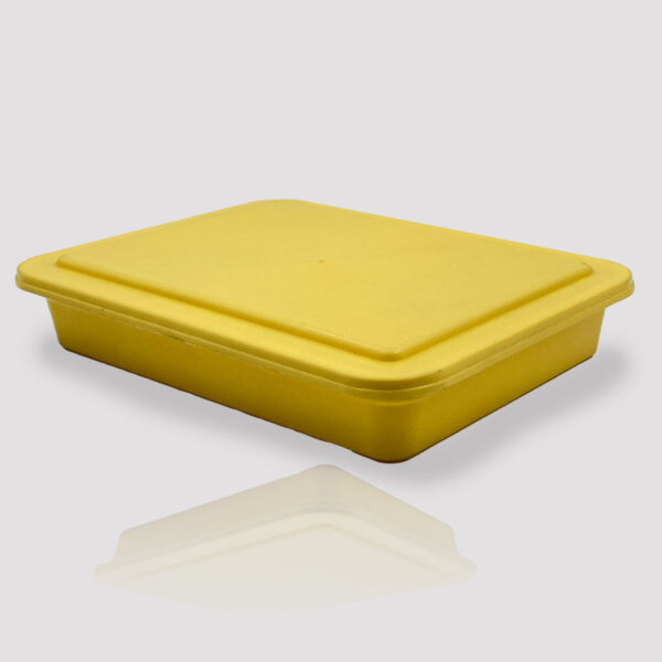 500gm plastic sweet box yellow