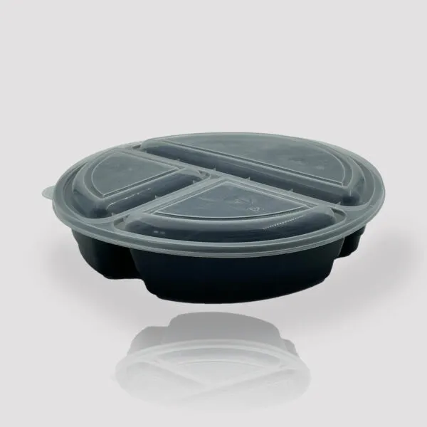 Disposable compartment 3cp meal tray