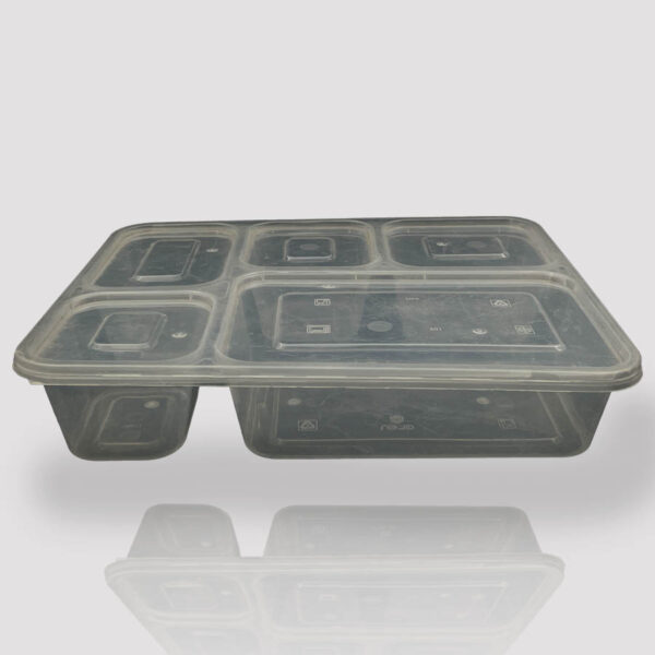 disposable plastic 5cp meal tray