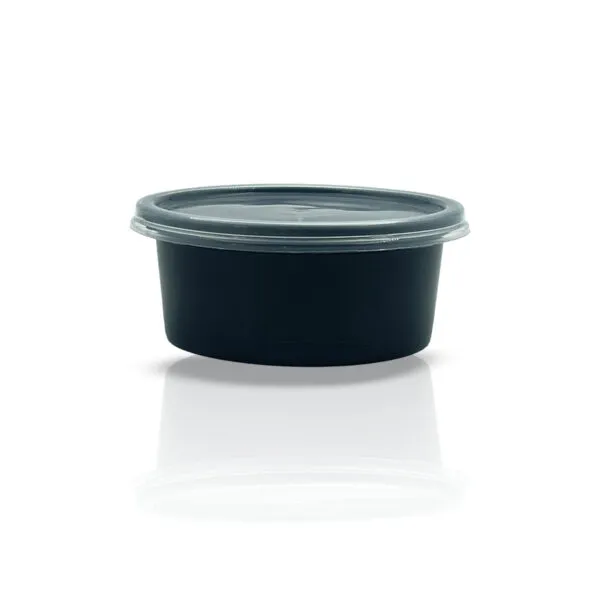 100ml round plastic container