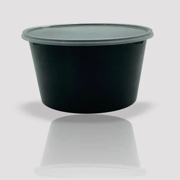 1200ml Round plastic container