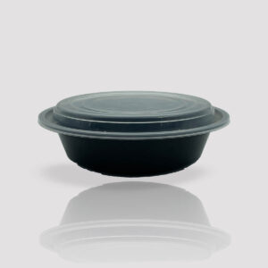 plastic container with lid ro32 black image