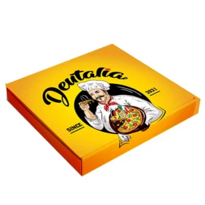 Customized multi colour 15inch pizza box with pizza box image
