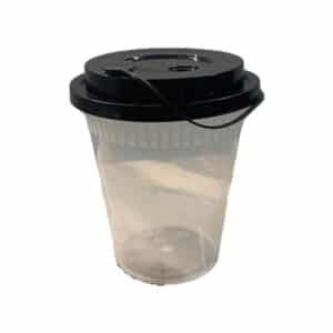 350ml sipper glass with lid