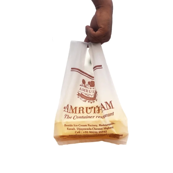 custom printed biodegradable plastic bags single colour print