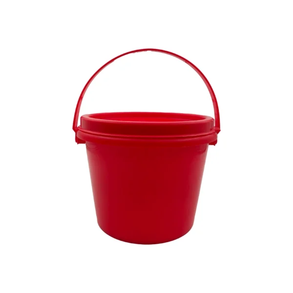 Red 2Litre biriyani bucket with handle