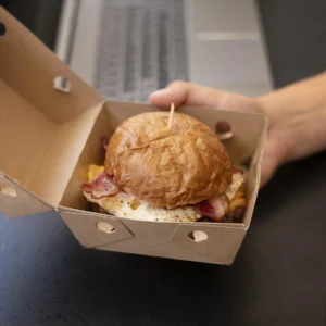 Clamshell Burger Box packaging